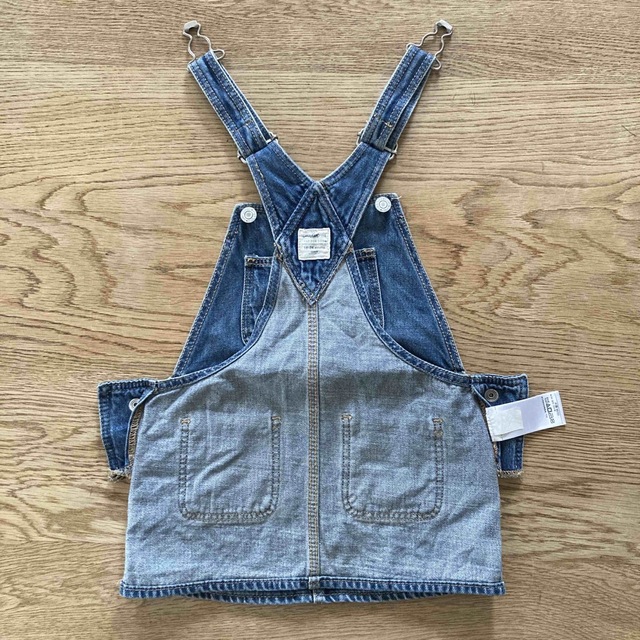 babyGAP(ベビーギャップ)のbaby Gapオーバーオール(スカート)90cm【中古品】 キッズ/ベビー/マタニティのキッズ服女の子用(90cm~)(ワンピース)の商品写真