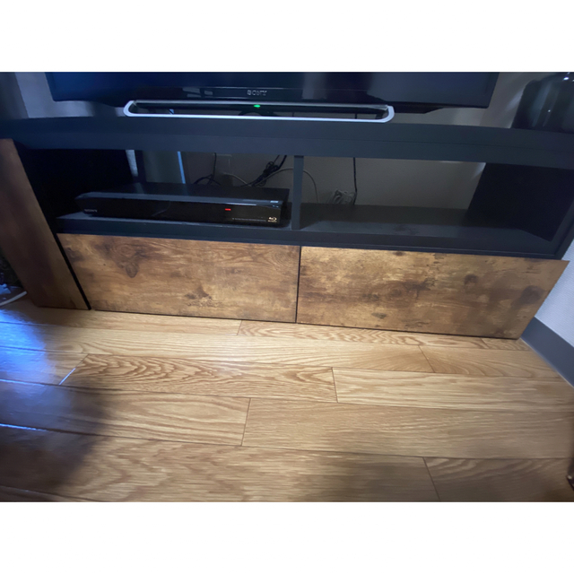 美品】【引取希望】 伸縮可能 テレビ台 テレビボール ヴィンテージ色