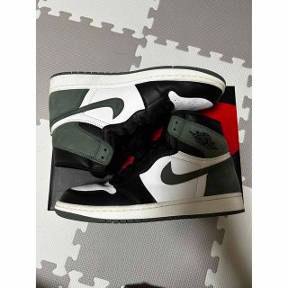 ナイキ(NIKE)のエアジョーダン1 クレイグリーン AIR JORDAN1 CLAY GREEN(スニーカー)