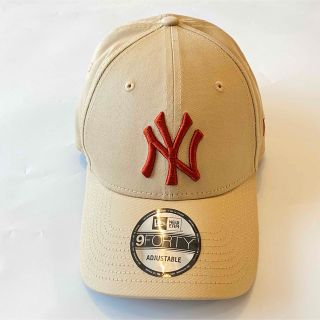 ニューエラー(NEW ERA)の【新品未使用】NEW ERA ニューエラ NY ベースボールキャップ ベージュ(キャップ)