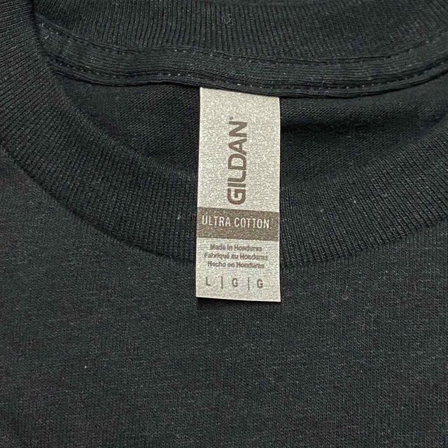 GILDAN(ギルタン)の新品未使用. GILDAN ギルダン 6oz 無地長袖ロンT 黒 ブラック L メンズのトップス(Tシャツ/カットソー(七分/長袖))の商品写真