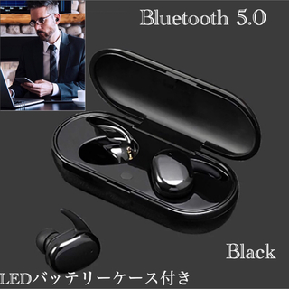 Bluetooth イヤホン 両耳 タッチタイプ　完全ワイヤレス 完全独立型 (ヘッドフォン/イヤフォン)