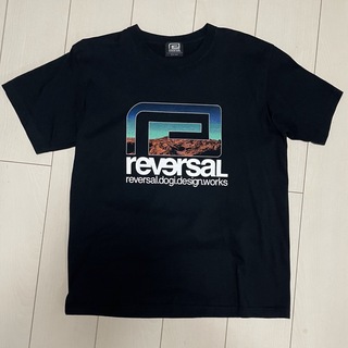 リバーサル(reversal)のリバーサル reversal Tシャツ Lサイズ  黒×山(Tシャツ/カットソー(半袖/袖なし))