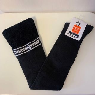 マンシングウェア(Munsingwear)のMunsingwear ニーハイソックス color black(ウエア)