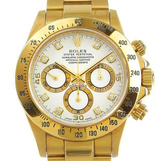 ロレックス(ROLEX)の【本物保証】 超美品 ロレックス ROLEX デイトナ エルプリメロ メンズ 自動巻き オートマ 腕時計 8Pダイヤ 白文字盤 U番 16528G 162g 希少(腕時計(アナログ))