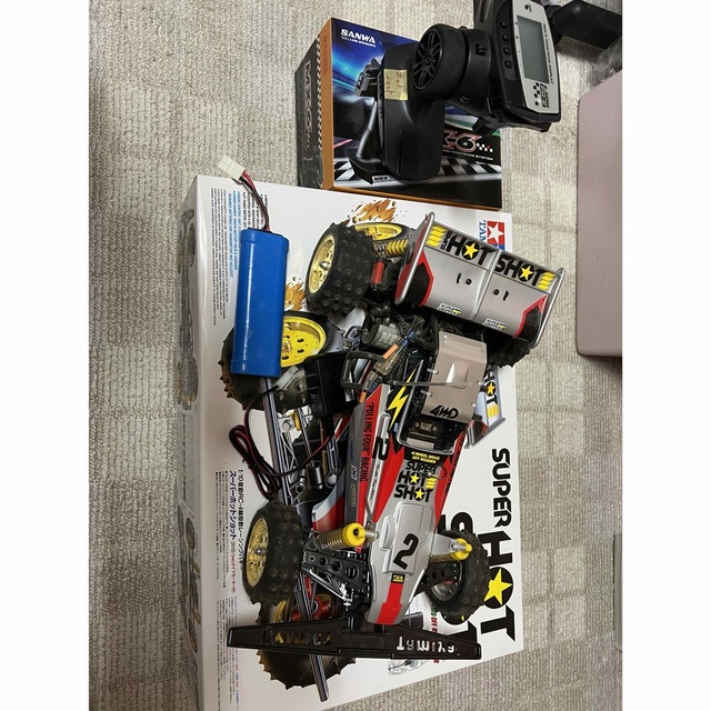 タミヤ/スーパーホットショット2.4Gプロポ+ブラシレスシステム付き