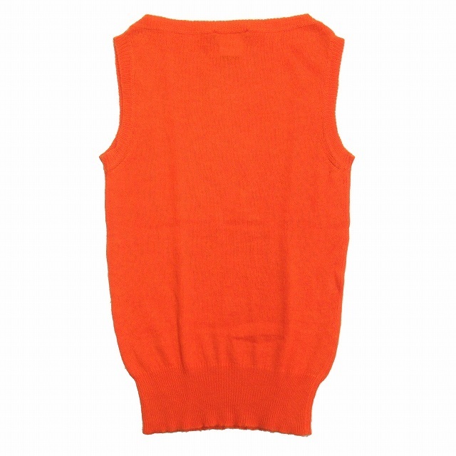 美品 ルイヴィトン カシミヤコットン ブレンド ベスト ノースリーブ