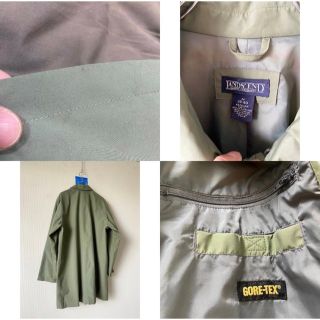 vintage 90s GORE-TEX 防水 ナイロンポリ ステンカラーコート