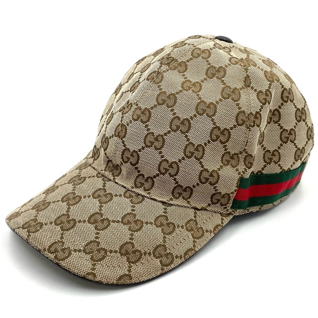 GUCCI グッチ キャップ ベースボールキャップ シェリーライン GG M
