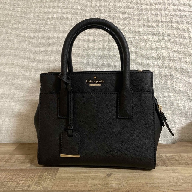 ♠︎kate spade♠︎トートバッグ ハンドバッグ　ブラックレザー