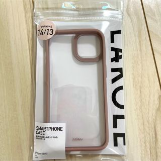 ラコレ(LAKOLE)のLAKOLE  iPhoneケース(14/13用) ピンクベージュ(iPhoneケース)