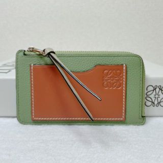 LOEWE - 【極美品】LOEWE ロエベ フラグメントケース グリーン×ブラウ