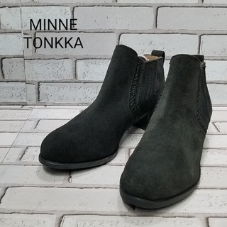 Minnetonka - 【MINNETONKKA】ミネトンカ　ショートサイドゴアブーツ　ブーティ