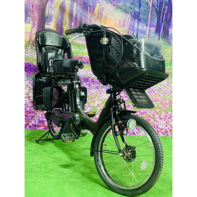 ☆ 5106子供乗せ電動アシスト自転車ヤマハ3人乗り対応20インチ