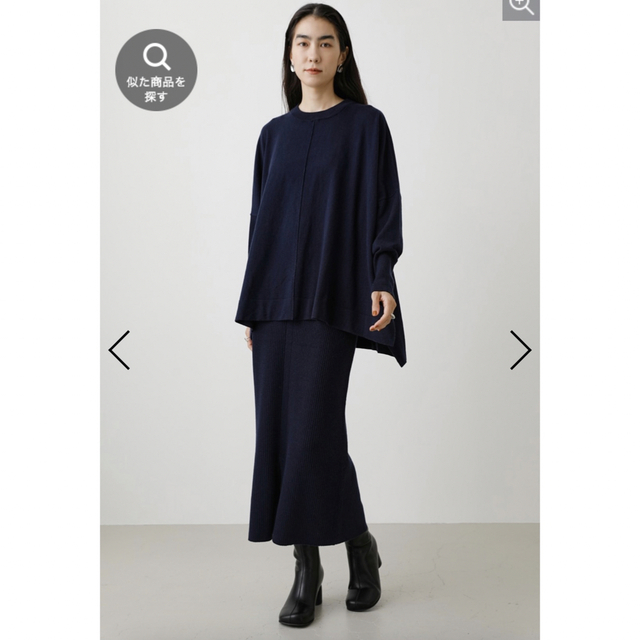 AZUL by moussy(アズールバイマウジー)のAZULby moussy ニットセットアップ レディースのトップス(ニット/セーター)の商品写真