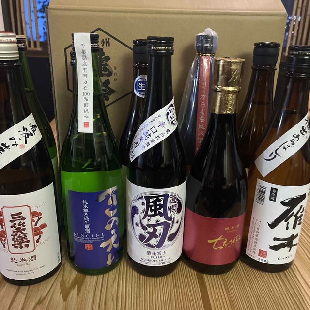 日本酒　四合瓶　雁木など 1