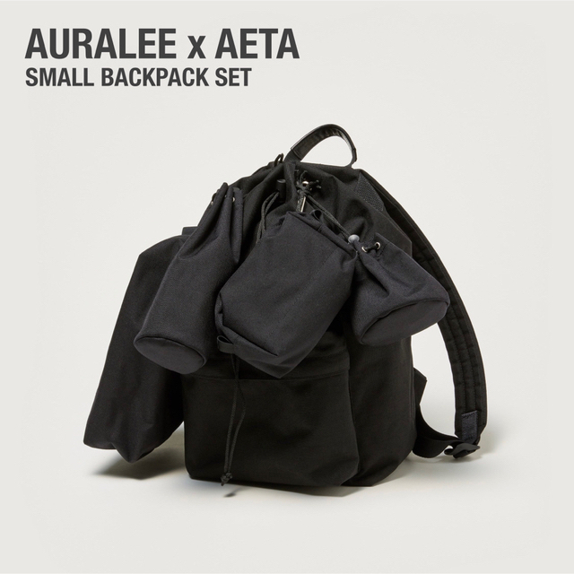 auralee【新品未使用】AURALEE × AETA オーラリーxアエタ バッグパック 黒