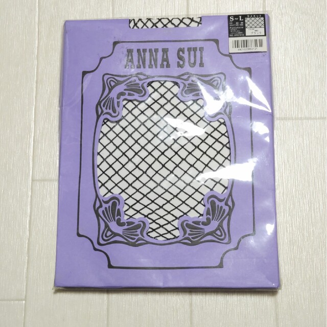 ANNA SUI(アナスイ)の未使用未開封　ANNA SUI　アナスイ　網タイツ　ラメネット　ブラック レディースのレッグウェア(タイツ/ストッキング)の商品写真