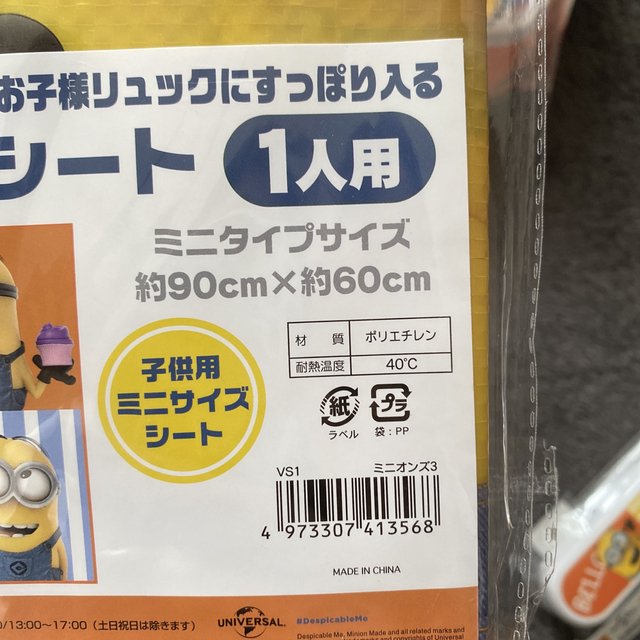 ミニオン(ミニオン)の遠足セット　お弁当箱　ミニオン インテリア/住まい/日用品のキッチン/食器(弁当用品)の商品写真