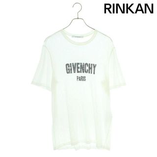 ジバンシィ(GIVENCHY)のジバンシィ  16P 7704 485 デストロイ加工 ロゴプリントTシャツ メンズ XS(Tシャツ/カットソー(半袖/袖なし))