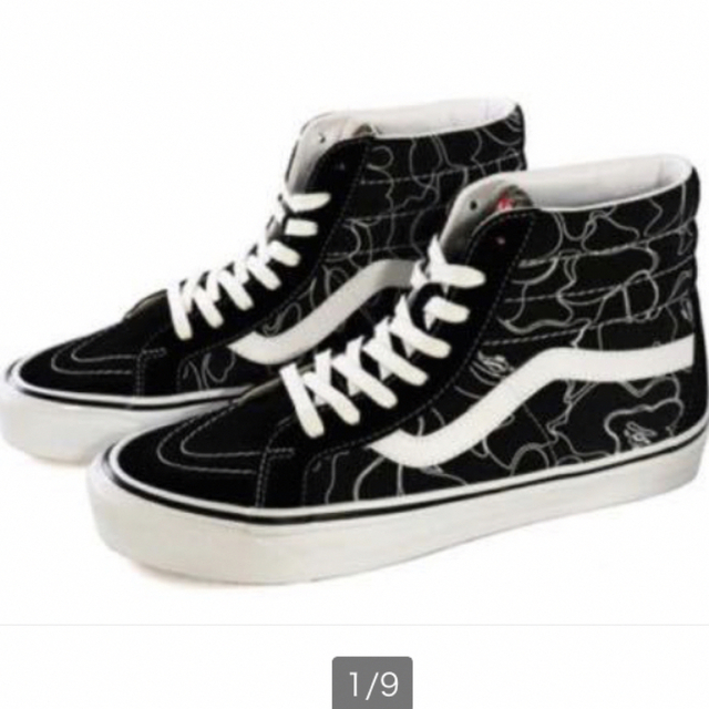 26cm 正規品 BAPE X VANS SK8-HI スAPE X VANS