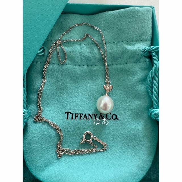 専門店では Tiffany パロマ ピカソ オリーブ リーフ パール ペンダント ...