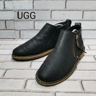 アグオーストラリア(UGG AUSTRALIA)の【UGG AUSTRALIA】アグ　サイドジップアンクルブーツ　レザー(ブーツ)