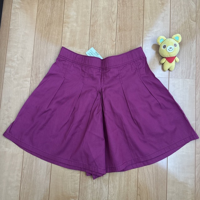 mikihouse(ミキハウス)の★ミキハウス★リーナちゃん★キュロットパンツ★150★新品★赤紫★スカートズボン キッズ/ベビー/マタニティのキッズ服女の子用(90cm~)(パンツ/スパッツ)の商品写真