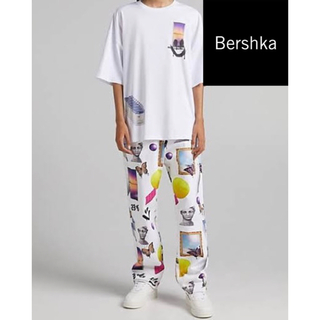ベルシュカ(Bershka)のBershka 90's fit printed jeans (デニム/ジーンズ)