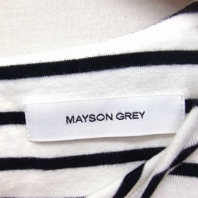 MAYSON GREY(メイソングレイ)のメイソングレイ MAYSON GREY 袖切替カットソー ボーダー カットワーク レディースのトップス(その他)の商品写真