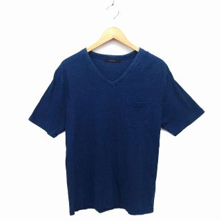 レイジブルー(RAGEBLUE)のレイジブルー カットソー Tシャツ Vネック ニット コットン 綿 リブ 半袖 (Tシャツ/カットソー(半袖/袖なし))