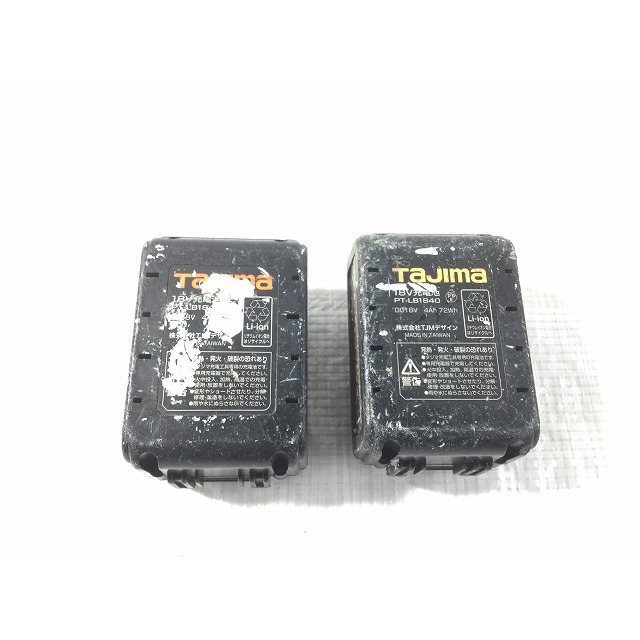 Tajima(タジマ)の☆中古品☆ Tajima タジマ 18V 充電式インパクトドライバ PT-A200 バッテリ2個(18V 4.0Ah) 充電器 ケース付き 69841 自動車/バイクのバイク(工具)の商品写真