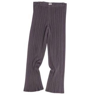 プレーンクロージング(PLAIN CLOTHING)のプリーツプリーズ イッセイミヤケ PLEATS PLEASE パンツ ロングパンツ 無地 プリーツ ボトムス レディース 2(M相当) グレー(その他)