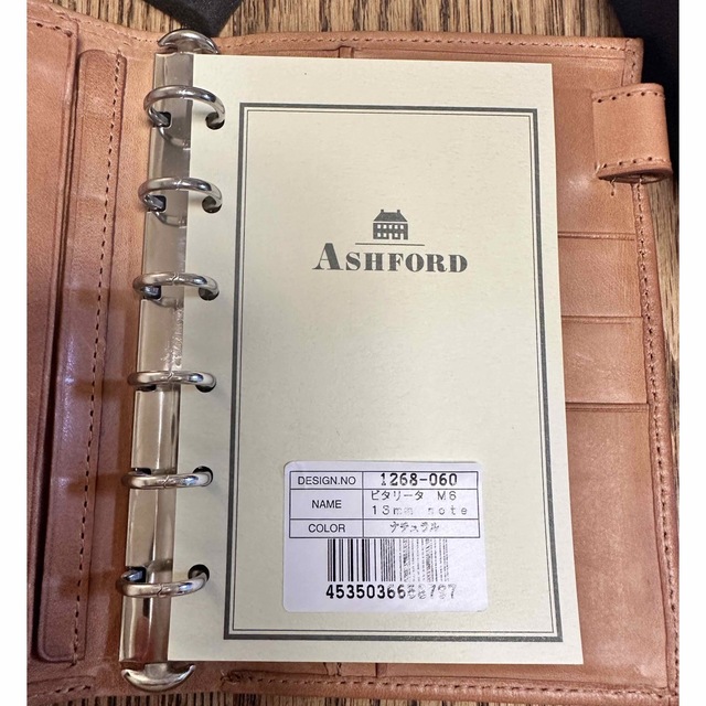 よっしー様専用　ASHFORD ビタリータM6. ナチュラル メンズのファッション小物(手帳)の商品写真