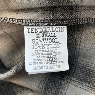 TENDERLOIN - 【未着用】テンダーロイン 08AW T-WOOL オンブレチェック ...