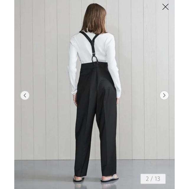 HIGH WAIST SUSPENDERS PANTS