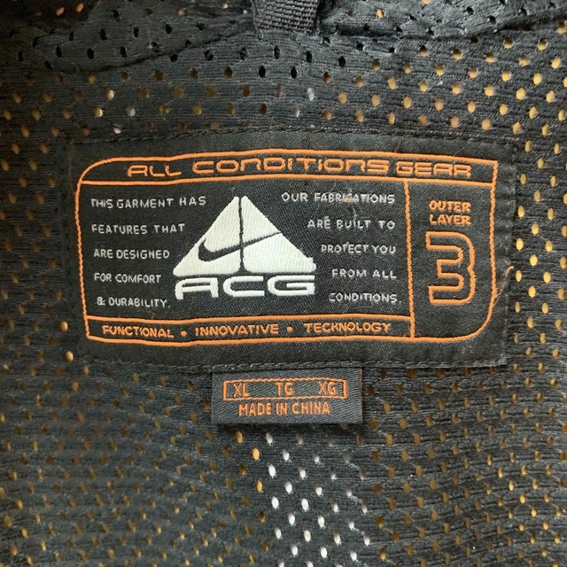 NIKE(ナイキ)の90s 希少 NIKE ナイキ ACG マウンテンパーカー SIZE XL メンズのジャケット/アウター(マウンテンパーカー)の商品写真