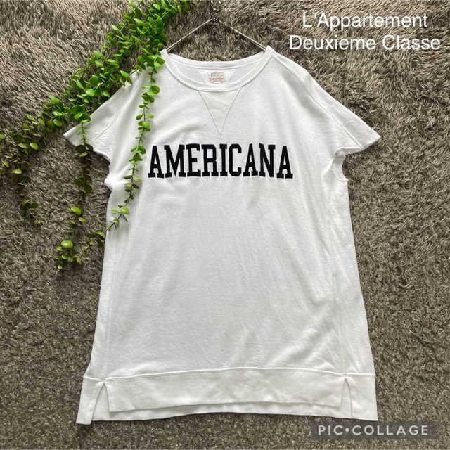 Americana アパルトモンドゥーズィエムクラス 別注 ロゴTシャツ-