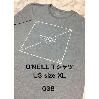 オニール(O'NEILL)の【レア】US古着 ビッグサイズ XL size O'NEILL グレーTシャツ(Tシャツ/カットソー(半袖/袖なし))