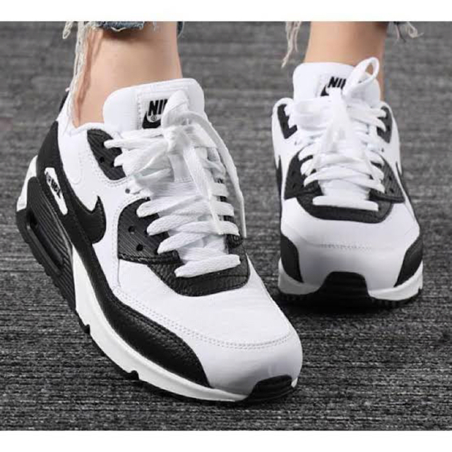 NIKE AIR MAX 90 ナイキ エアマックス90 23㎝ 白黒 パンダ