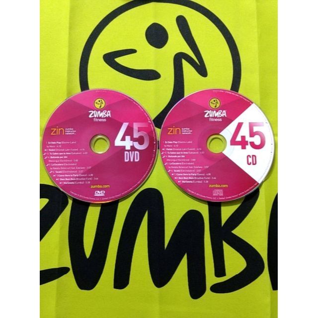 Zumba(ズンバ)のZUMBA　ズンバ　ZIN41 ～ ZIN50　 CD ＆ DVD 20枚セット エンタメ/ホビーのDVD/ブルーレイ(スポーツ/フィットネス)の商品写真