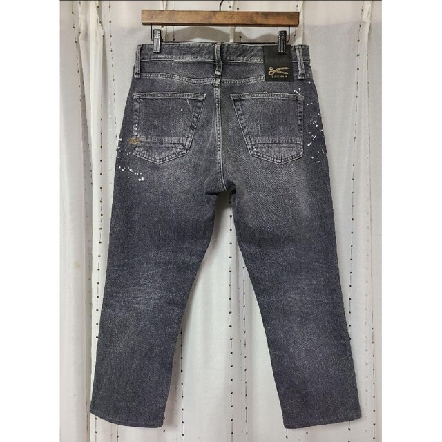 DENHAM - 【美品】デンハム Candiani製 RAZOR ペイント加工 W30 DENHAM - 【美品】デンハム Candiani製 RAZOR ペイント加工 W30