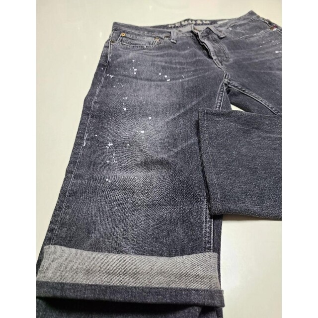DENHAM - 【美品】デンハム Candiani製 RAZOR ペイント加工 W30 DENHAM - 【美品】デンハム Candiani製 RAZOR ペイント加工 W30