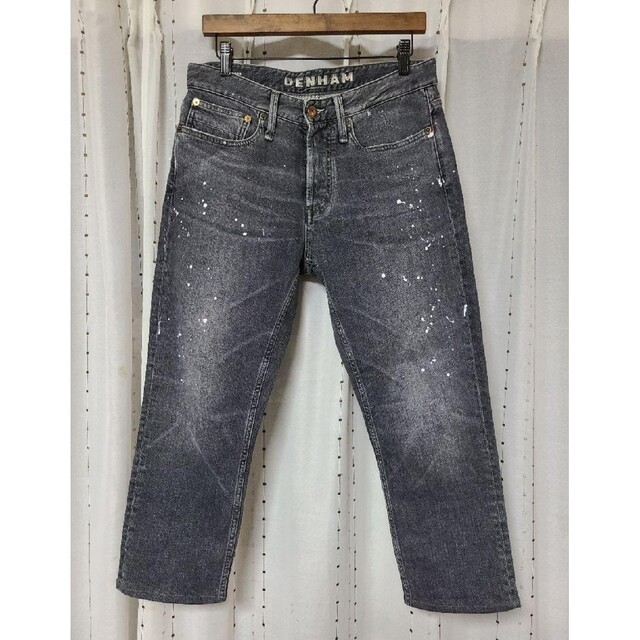 待望の再入荷! 【美品】デンハム Candiani製 RAZOR ペイント加工 W30