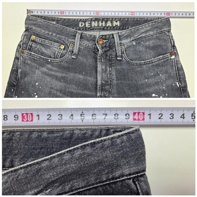 DENHAM - 【美品】デンハム Candiani製 RAZOR ペイント加工 W30の通販