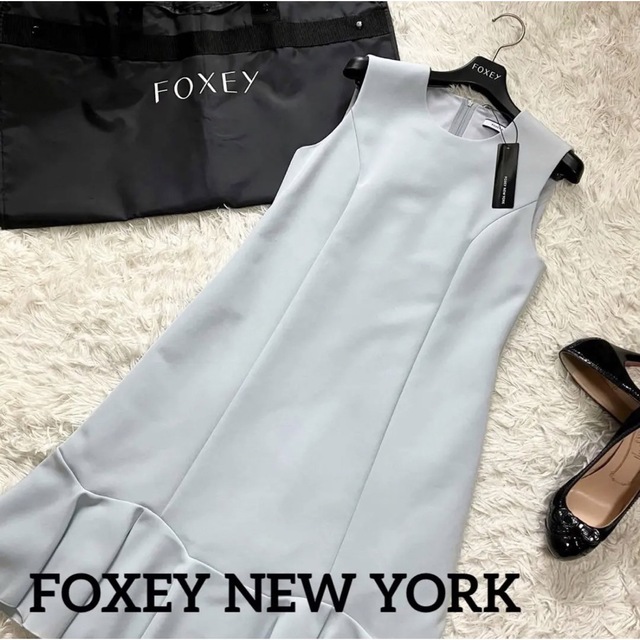FOXEY NEW YORK】フレージア マットストレッチグログランワンピース