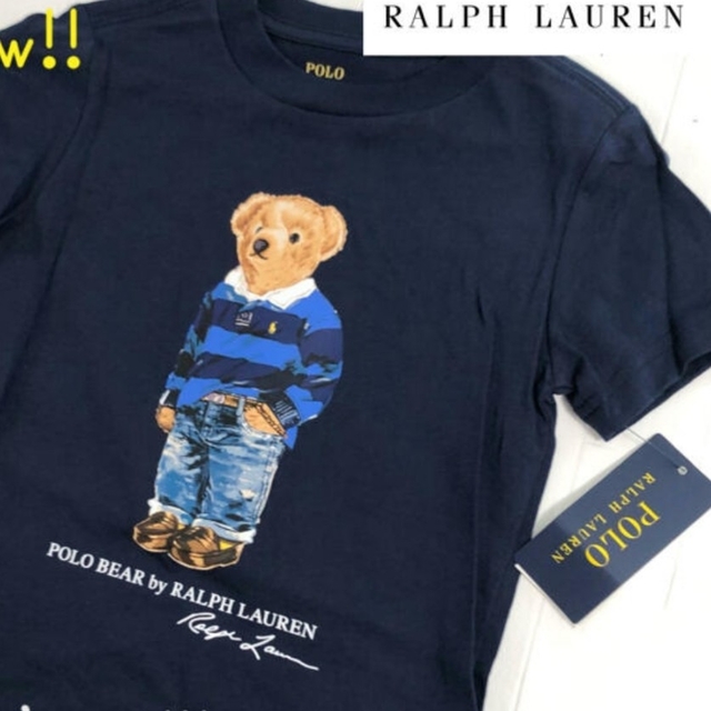 ✨️ラスト1点✨️  POLO ラルフローレン ポロベア Tシャツ ネイビー