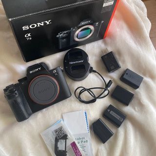 SONY - 【美品】a7Ⅱ.SONY.新品バッテリー込み、バッテリー×4、充電器