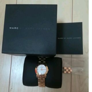 マークバイマークジェイコブス(MARC BY MARC JACOBS)のMARC BY MARCJACOBS 腕時計  MBM3078 ピンクゴールド(腕時計)