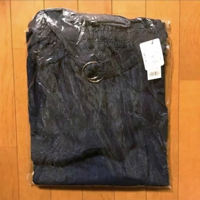 WEGO(ウィゴー)のWEGO デニムリングベルトイレヘムスカート デニム濃色 M レディースのスカート(ひざ丈スカート)の商品写真
